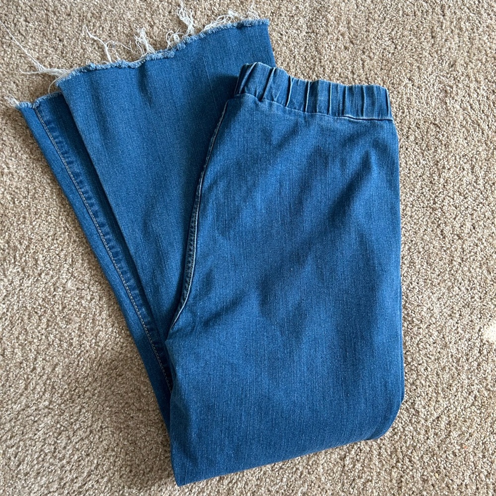 SHEIN Classic Blue Boot Cut Jeans